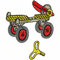Kids And Toys Embroidery Design 9